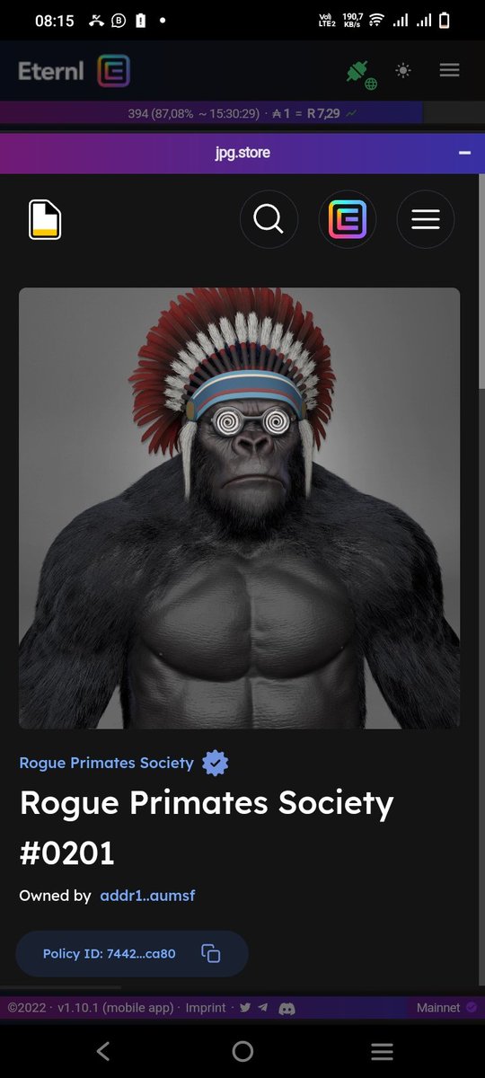 Hulk8102's tweet photo. Looking for another project to get into.. 
Rogue Primates https://t.co/sGzU0CWBjA
Join us for chat.. 
Take a look at some Primates on @jpgstoreNFT 
@RoguePrimates @NFTCreativeCA 
#PrimatesBack https://t.co/VKvjucrqa5