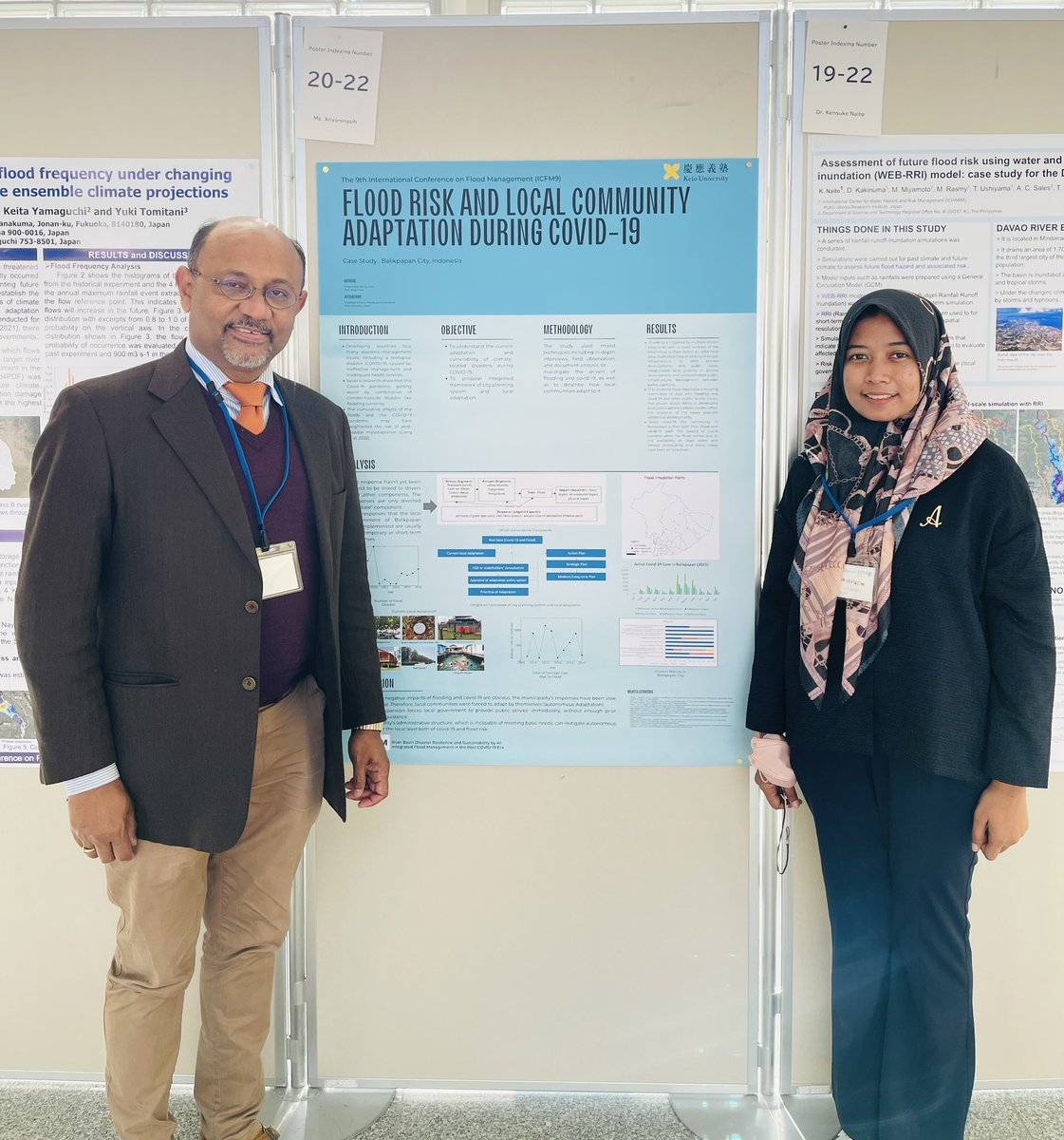 rajibshaw's tweet photo. 9th #ICFM: #Professor Kuniyoshi Takeuchi received lifetime achievement award. So much to learn from you always. Also proud that Aya did a poster presentation. Was part of a plenary panel, moderated by Professor Toshio Koike. 🙏 @ijlsfc @KeioGlobal #icharm #Flood https://t.co/cBcQclCMfH