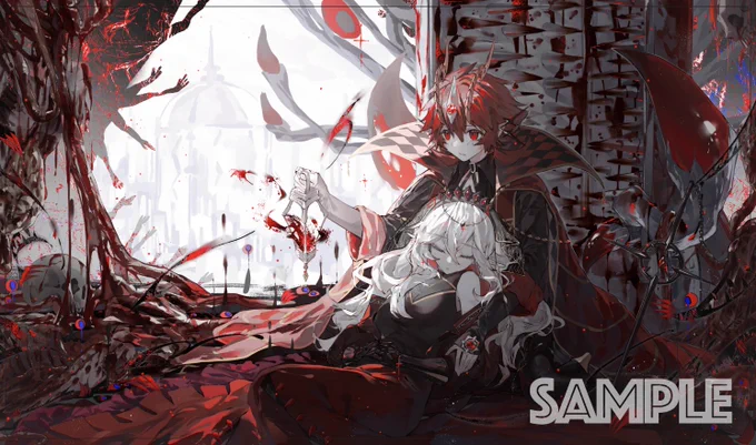 SC2023Spring/エアサンクリ 新作発表⑭アルベル &amp; カルテシア の スリーブ や プレイマット になります!イラストレーターは 鵺() 様です。 