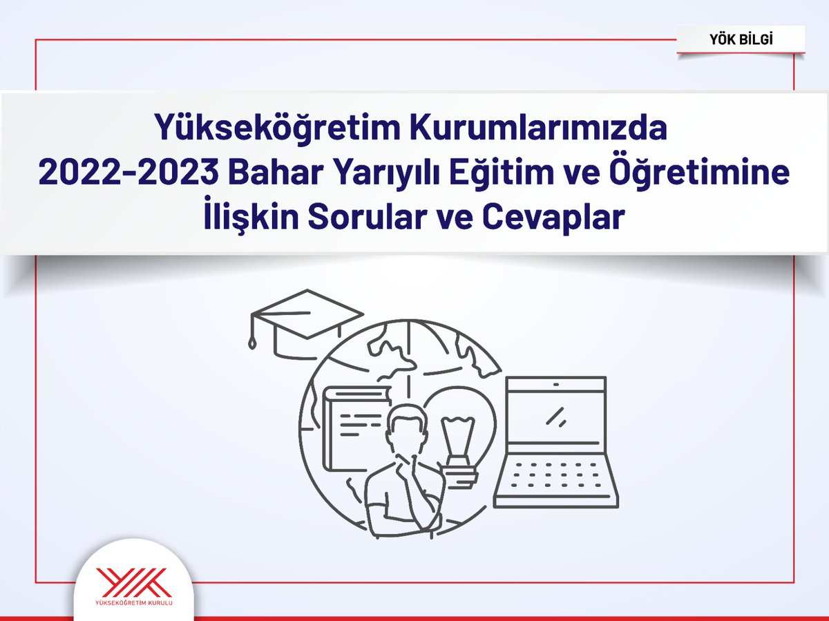 Yükseköğretim kurumlarımızda 2022-2023 bahar yarıyılı eğitim ve öğretimine ilişkin sorular ve cevaplar