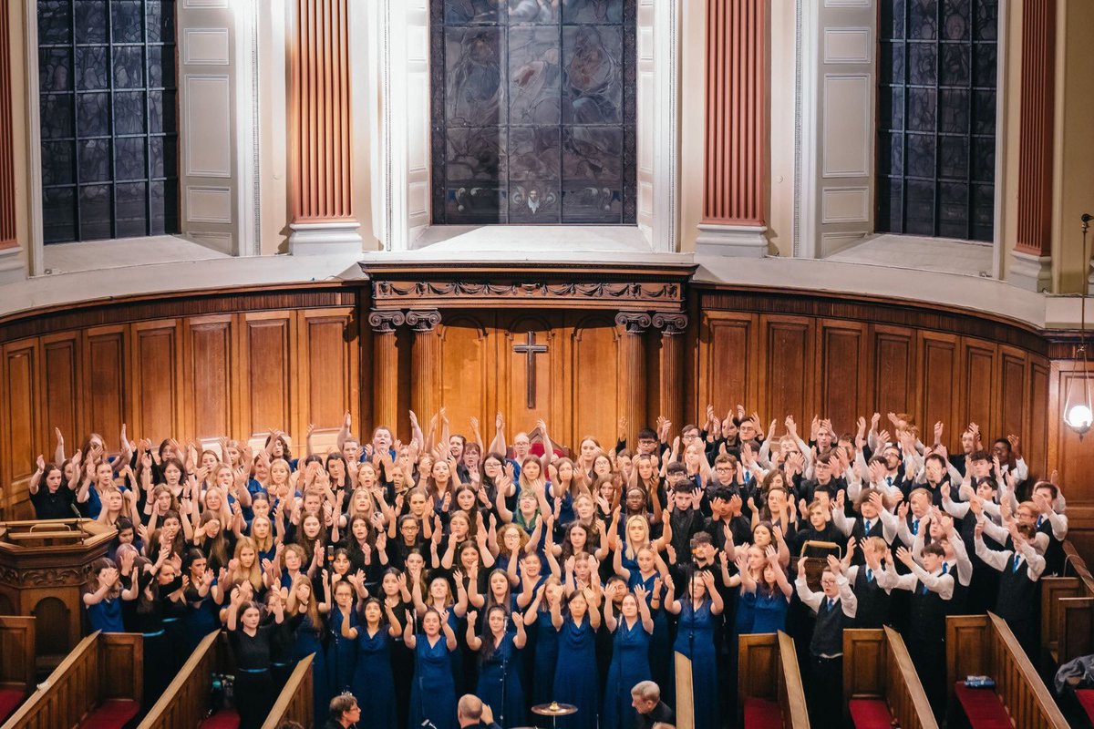 BarnsleyChoir's tweet photo. Trinity College Chapel, Dublin. 18th February 2023 

@dycireland @BarnsleyChoir https://t.co/XmIECoii7y