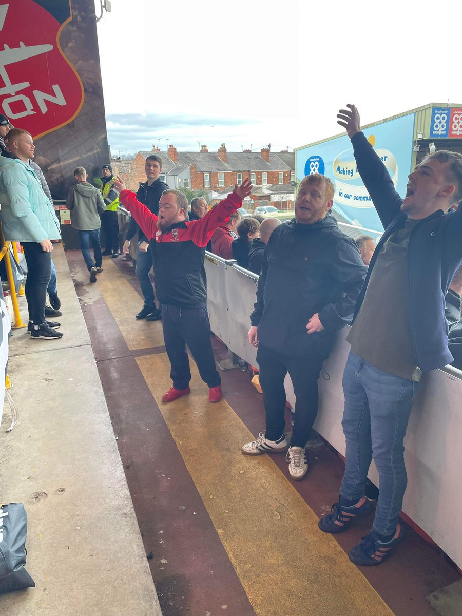 PaintedPonyLady's tweet image. Another fab afternoon watching @LincolnCity_FC v Pompey. As usual, James had a blast! Thanks guys.
