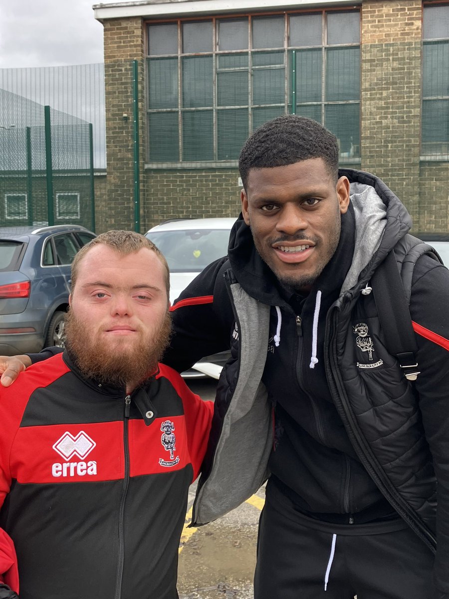 PaintedPonyLady's tweet image. Another fab afternoon watching @LincolnCity_FC v Pompey. As usual, James had a blast! Thanks guys.
