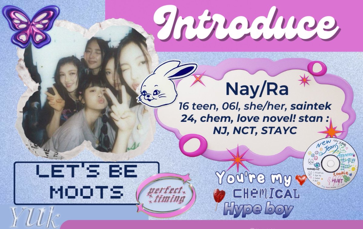 chemiszty's tweet image. hellourrr, not new to #studytwt #ambisverse and i'm looking for bffs!

🛒 about me . . .
–– 💽: Nay/Ra, she/her , intj, virgo
–– 🎀: 11th grade
–– 🤍: music, books, and chem

 ♡/↺  to be moots^^