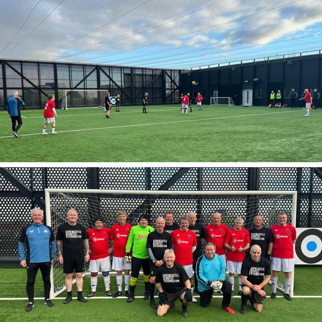 BurgessSecurity's tweet photo. Our MD Ross Burgess plays for @Foundation92 Walking Football team &amp; enjoyed playing against @NU_Foundation walking football team on their rooftop pitch recently! If you’re of a certain age or have health conditions but want to keep playing football, visit: https://t.co/uxP9SDmhlH https://t.co/WccLlB1KSW