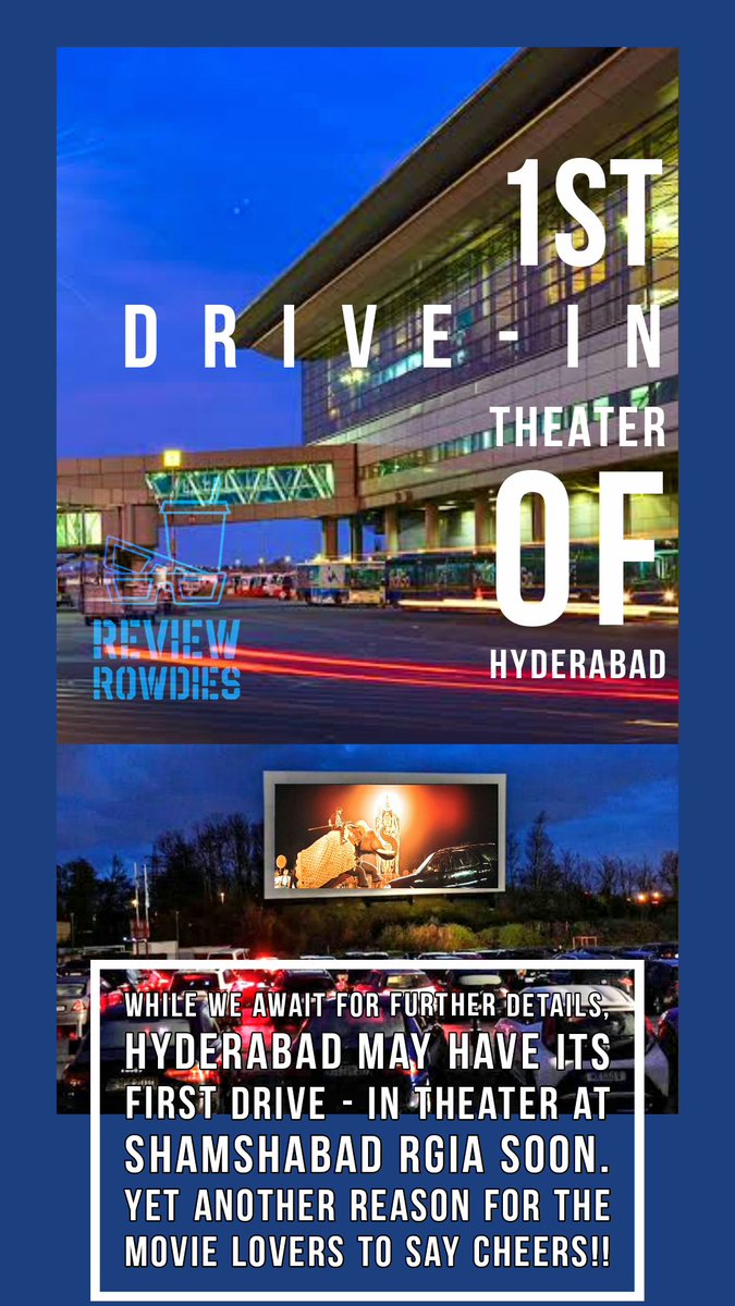 #ShamshabadAirport #DriveinTheater #Cinema #RajivGandhiAirport 
#Hyderabad #Reviewrowdies