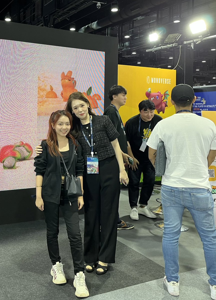 Pleasure meeting Unnie @Bonnie_IHJ and the team from @FruttiDino ☺️☺️ 

@LydianLabsLLC wishing you all the best on the Launch, can’t wait to see the game goes live! 

#LydianLabs #web3serviceagency 
#solutionsprovider #marketing #APACregion #TechInvestmentShow2023