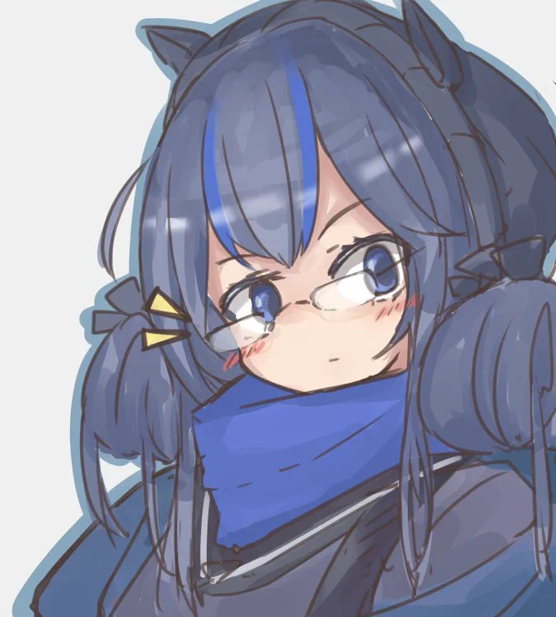 グラウコス(メガネ)#アークナイツ 