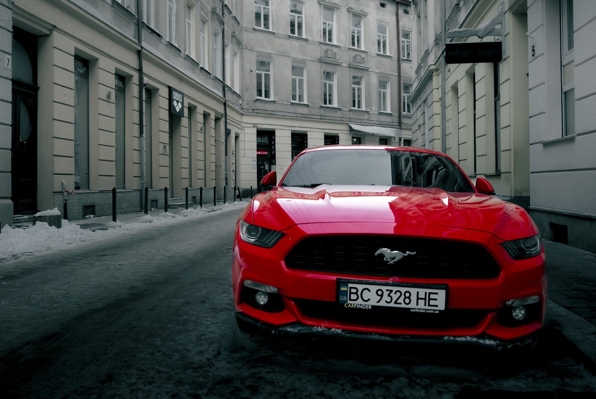 A very good morning, how is your weekend going?
I have been brushing up on some new Lightroom editing techniques. 
This "stang" was found resting in the side streets of Lviv, Ukraine. 

#photo #Ukraine