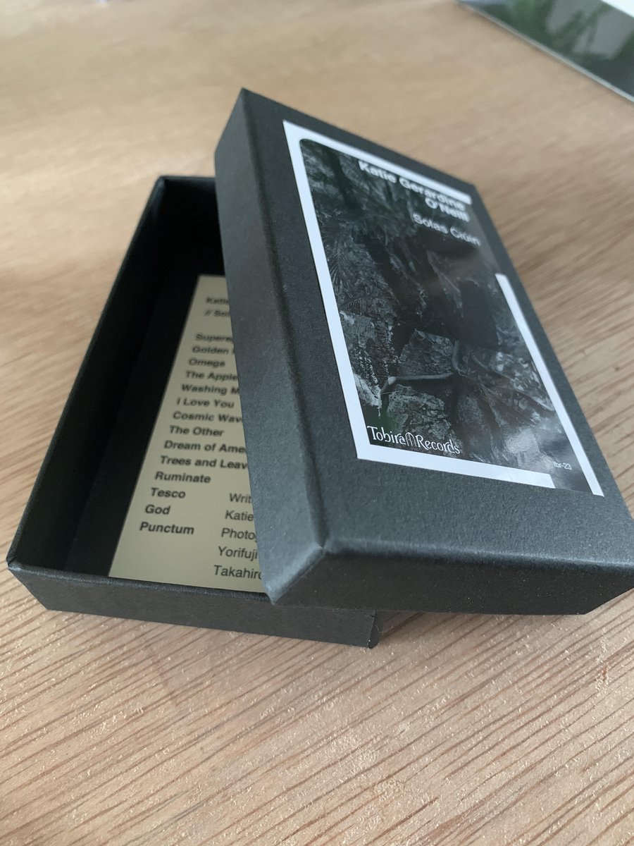 KatiegONeill's tweet image. I'm absolutely delighted to have a new tape out today on the gorgeous Tobira Records. The tape is called Solas Ciúin, meaning Quiet Light. Limited to 50 copies. 

Available here: bit.ly/SCTobira

Photography by Takahiro Yorifuji
Layout by Takahiro Fujikawa.