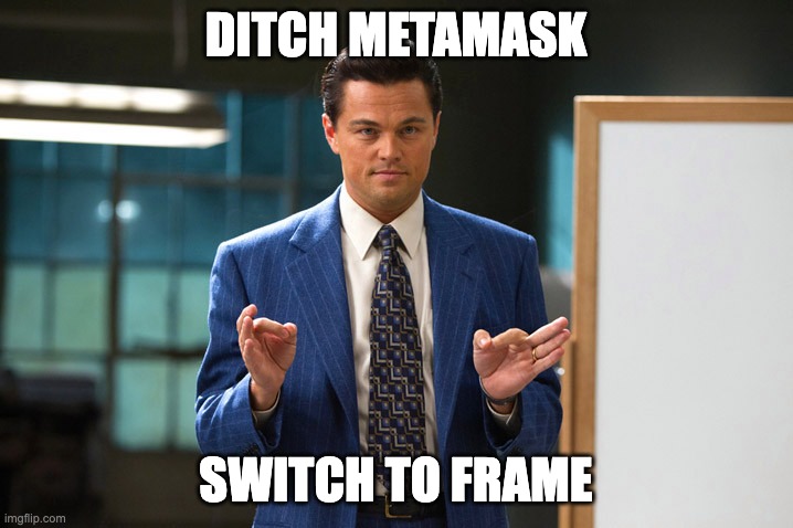 Call me insane for taking a weekend to set up <a href="/0xFrame/">frame.eth</a>

But oh my god why didn't I dump Metamask sooner:
- No double-check confirmation when switching chains
- Fire transactions on alllll the EVM chains, all at the same time

Just much more of a faster and smoother experience