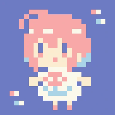 りあむちゃんのドット絵です。#夢見りあむ#ドット絵 