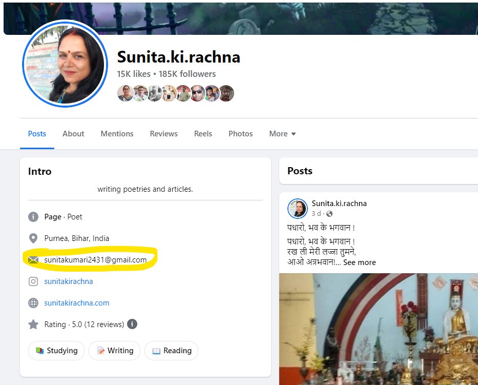 sunitakikavita_'s tweet photo. It's Really Wired being a One of the top Social Media Company @facebook is not having any immediate support for #indiangirl user in case of #emergency my facebook page hacked and now hacker posting inappropriate things on my Page. #need_support @finkd https://t.co/NZXqgvbnfJ