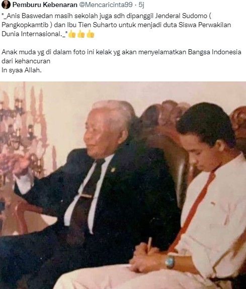 Saya bingung sama pendukung <a href="/aniesbaswedan/">Anies Rasyid Baswedan</a> .
Di satu sisi mereka Deket sama orba dan keturunannya di sisi lain mereka mengklaim Anieslah yang berjasa menumbangkan orba.
Sebenarnya mereka tuh siapa sih ?