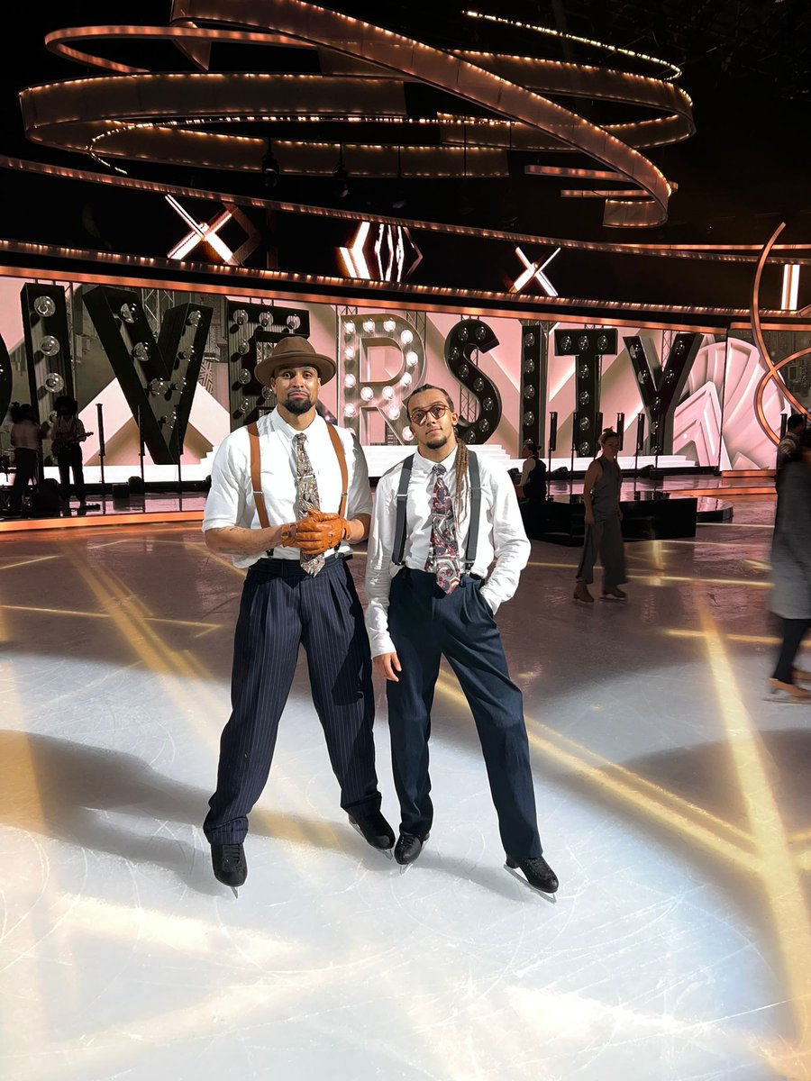 📸 First look at tonight's #DancingOnIce as <a href="/AshleyBanjo/">Ashley Banjo</a> takes to the ice with <a href="/Diversity_Tweet/">Diversity</a>!

 Dancing on Ice continues tonight at 6:30pm on ITV1 and ITVX

📷 ITV
