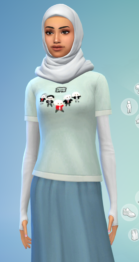 nonphinary's tweet image. i made tsa in the sims and it looks super cute!!