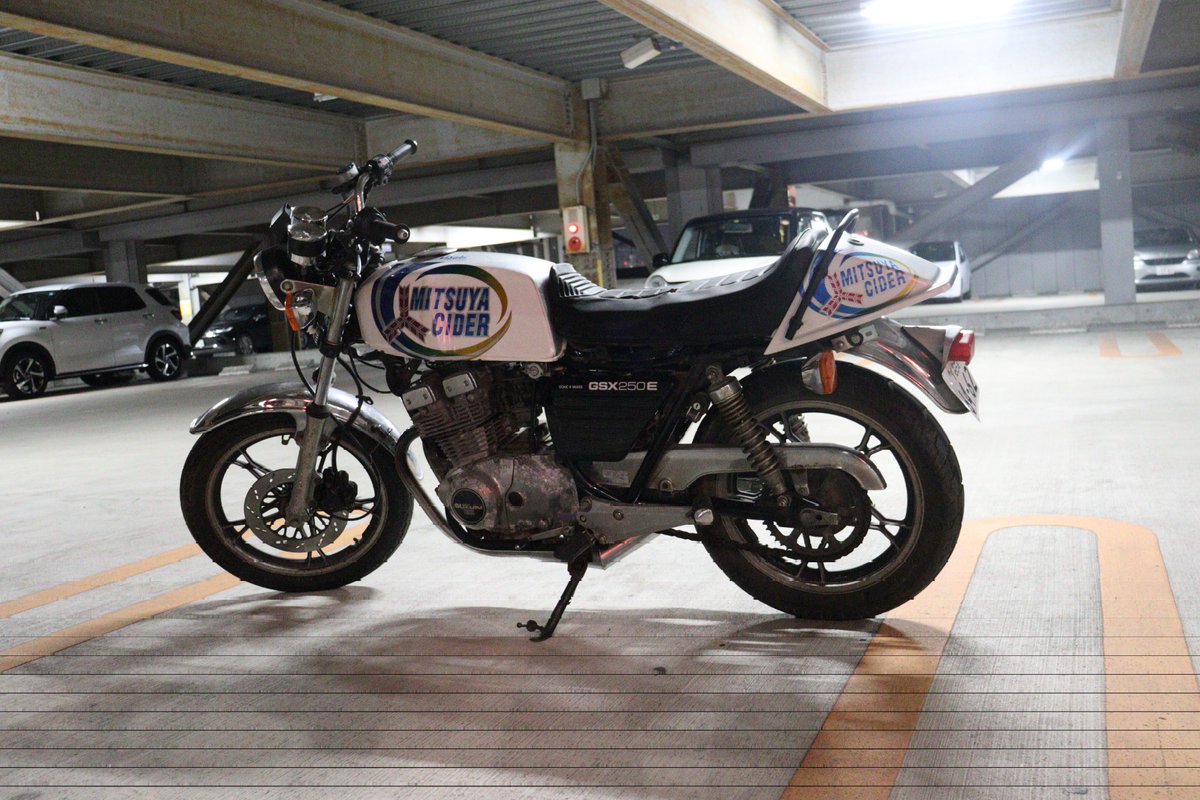 GSX250L ザリ仕様売ります！ 45万円！ ナンバー付き！詳細リプ。