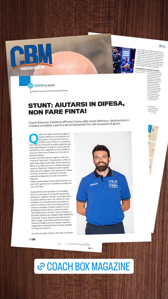 È online il nuovo numero di #CoachBoxMagazine, la rivista nata in collaborazione tra #CNA e #USAP 
 La puoi scaricare dal sito
🌐 fip.it/public/CBM%202…