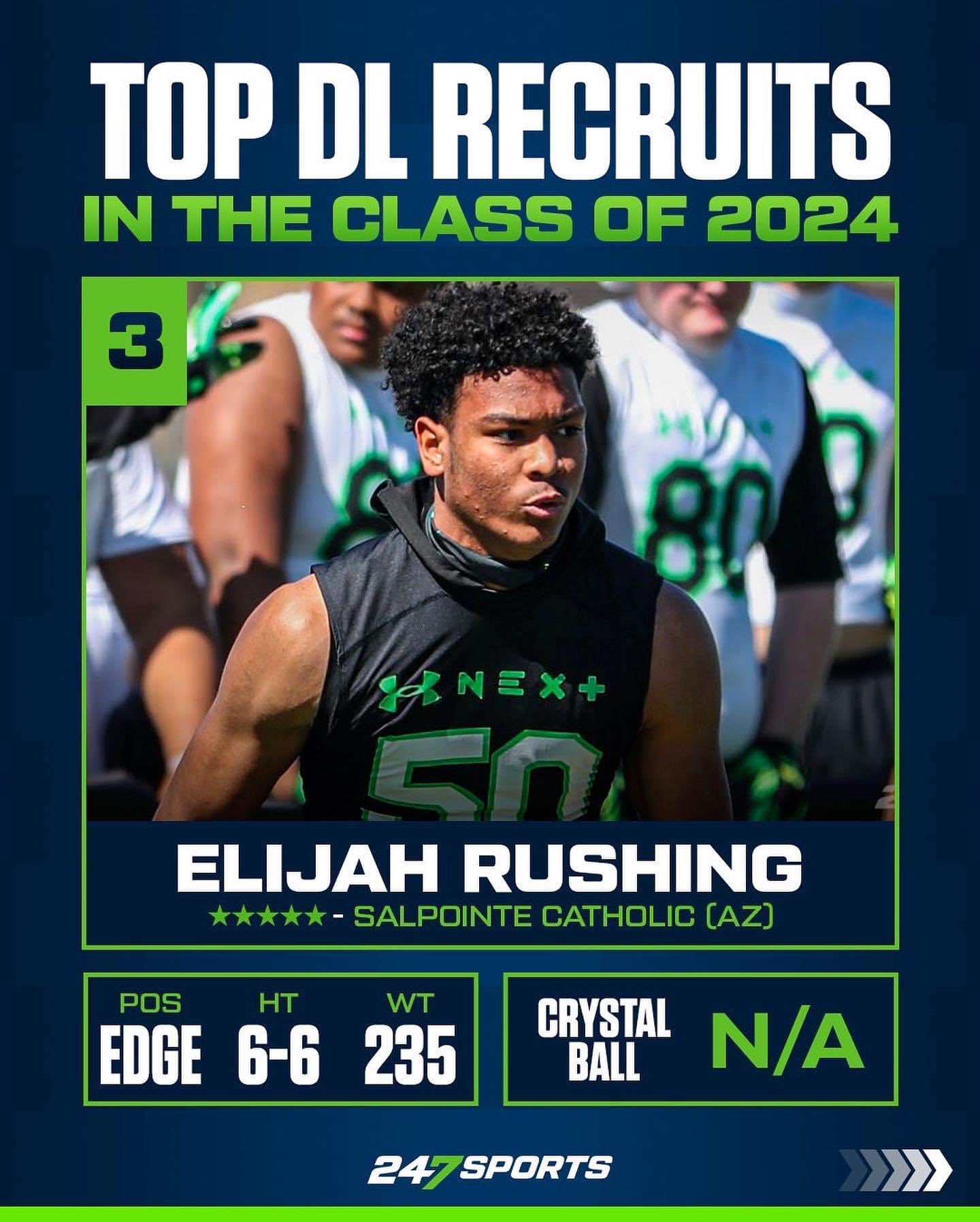 24 AZ DE - Elijah Rushing (Verbal Offer) | ScarletBuckeye.com - Ohio State  Forums
