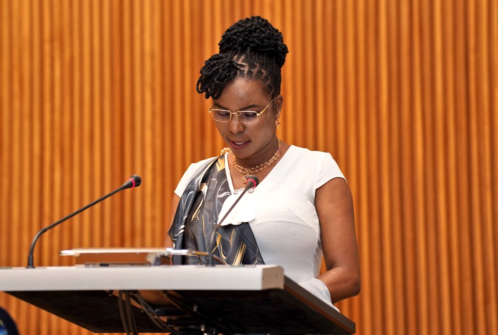 OAFLAD's tweet photo. The 27th #AfricanFirstLadies General Assembly with @OAFLAD #AUSummit2023 inspiring to hear about the impactful interventions being taken by these leaders to address health issues and bridging the gender gap. #WomenEmpowerment is critical to driving progress across the continent! https://t.co/yXYsrLd5Pf
