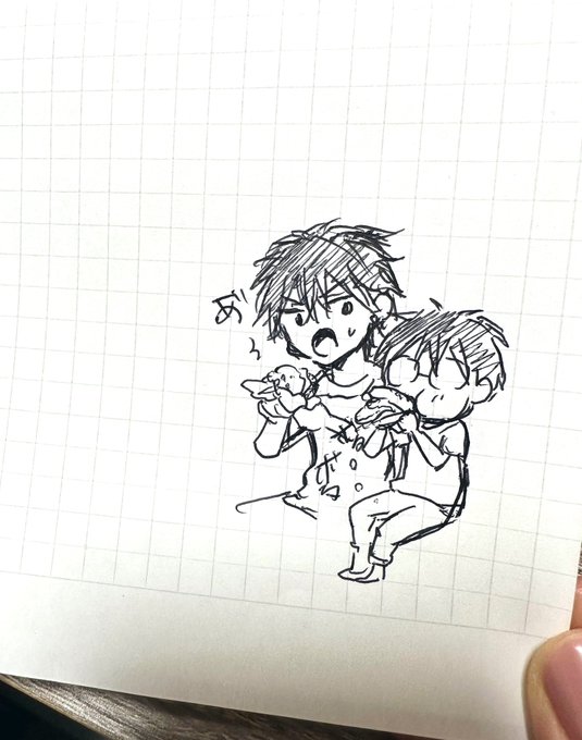 今日発掘したノートの切れ端。これ…上げたことあるか分からないのですがせっかくなのでアップ。
#元ヤンパパとヒツジ先生 