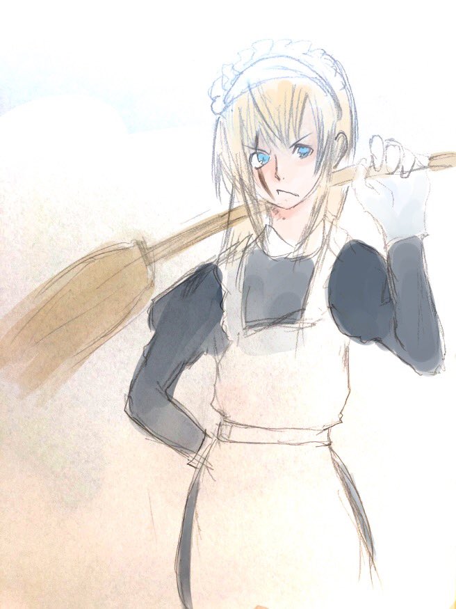 「女装注意 #これを見た人はメイドをTLに放流しよう…本当に『描いた』フォルダに女」|ゴン( ✹‿✹ )のイラスト