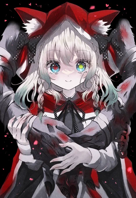 タグ企画 #一次創作絵師拡散フェス03  に参加しますギリギリですみません!暗くてかわいい世界観の絵を描いてます! 