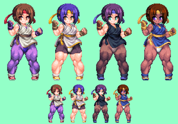 #太ももは太いから太ももっていうんだよ
#ドット絵
(:3 っ)= 