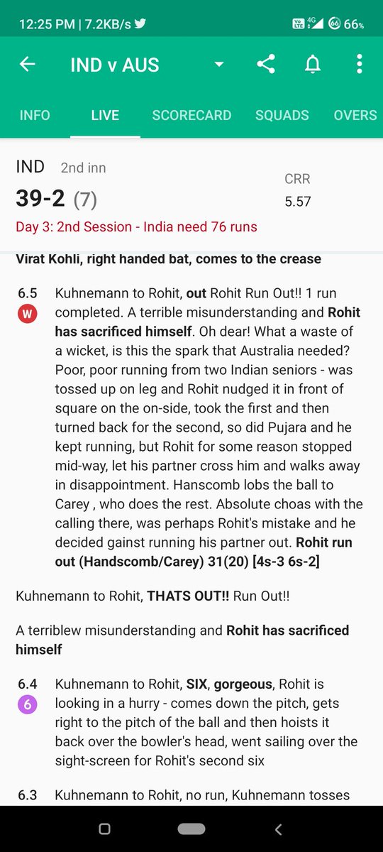 SiddharthRoy45's tweet photo. @Riteishd @ImRo45 @cheteshwar1 Most self less player and captain #RohitSharma #capatin https://t.co/6zkcQCyzhr