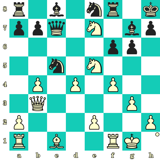 ❓ Test de niveau ★☆☆ sur Échecs et Stratégie. Les Blancs jouent et matent en 2 coups. Moulaye Brahim Hemam vs Giancarlo Berardi, Batoumi, 2018 ❤️ LIKEZ si vous avez trouvé (sans donner la solution) ⌚️ Combien de temps avez-vous mis ? 

🔑 La solution de l'exercice 👉 https://lnkd.in/eZwzAkm5
💥 Envie de progresser aux échecs 👉 https://lnkd.in/eHGxd6A7

💡 Parce que le jeu d'échecs développe les compétences appréciées du monde de l'entreprise : la vision, la stratégie, l'autonomie, la résolution de problèmes, la gestion du stress, la capacité à prendre des décisions, la gestion du temps...

🚀 Nous vous offrons chaque matin 3 exercices tactiques d’échecs tirés de parties réelles pour vous mettre en super forme cognitive pour la journée 🧠

😎 C’est le petit déjeuner by Échecs et Stratégie !

♟ On vous veut alerte et fringant pour que vous passiez une journée formidable.

🦾 Chaque matin, nous vous révélons les 3 solutions de ces exercices pour vous faire progresser jour après jour 👍
