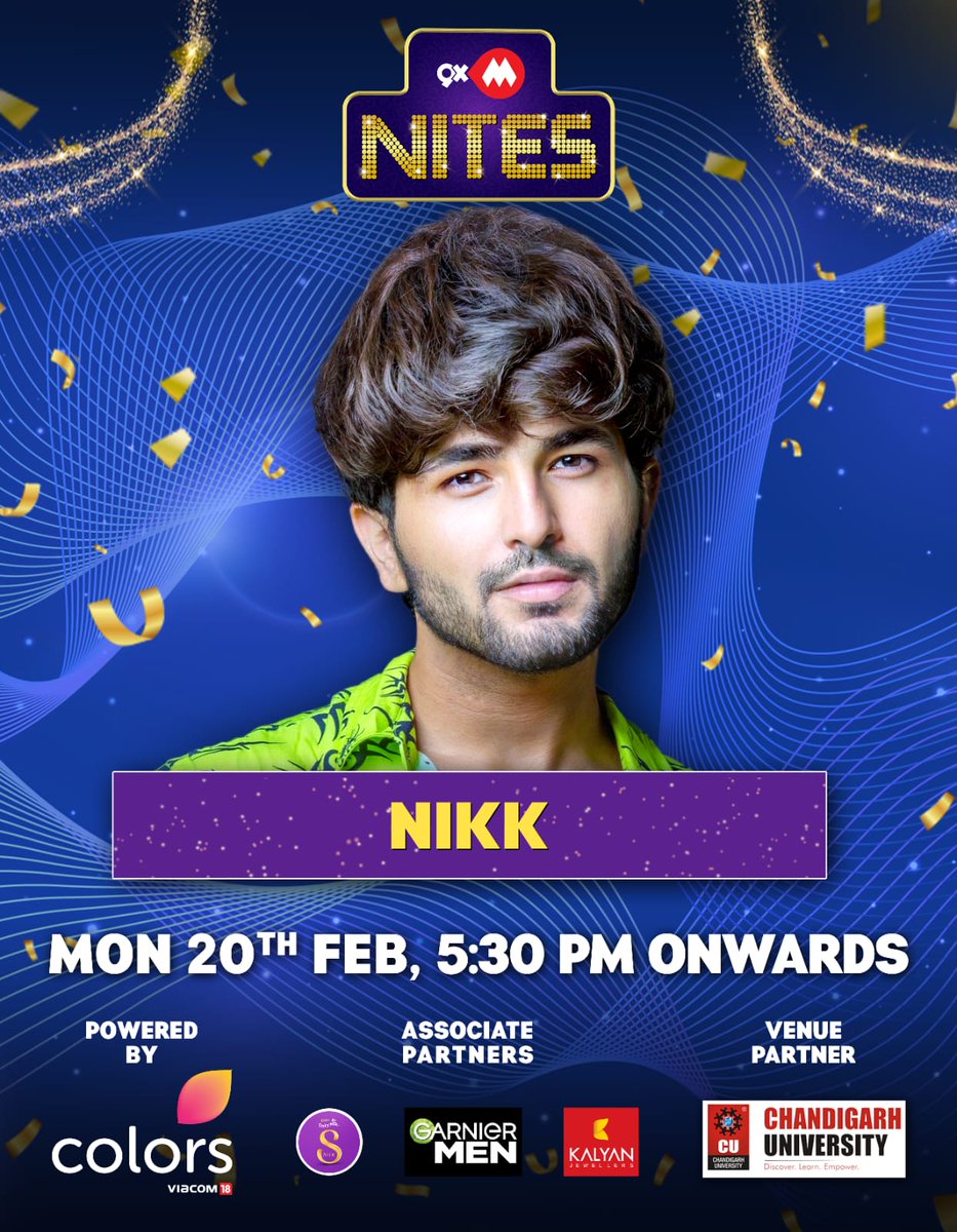 9XJalwa's tweet image. HE'S HERE &amp;amp; he's ready to bring the house down! #9XMNites 🔥
Catch @Nikk01Nikk's thrilling live performance tomorrow only at @Chandigarh_uni! 

#Nikk #9XM