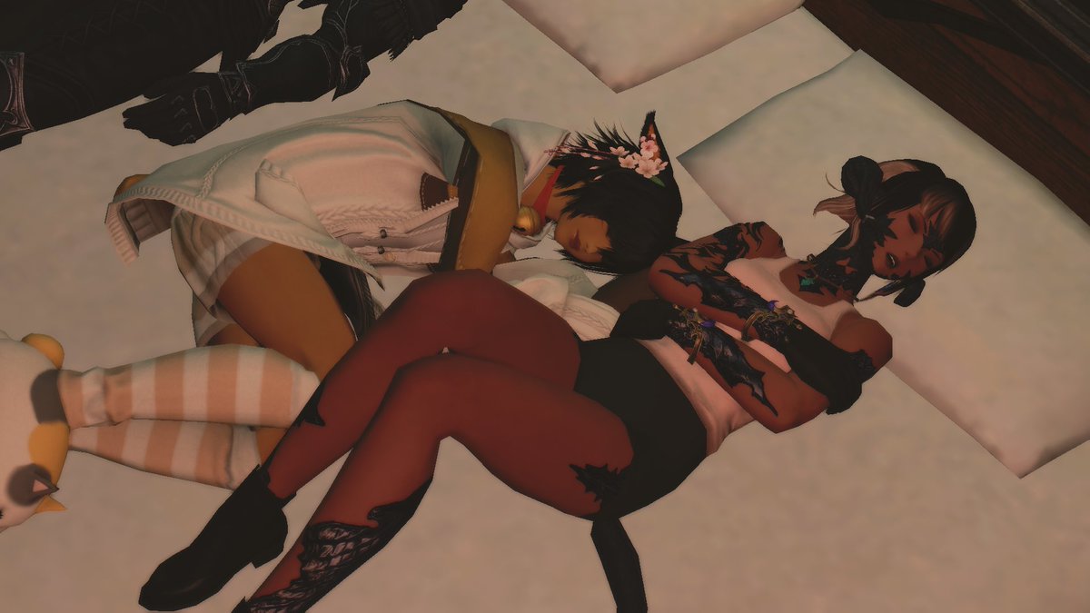 DARAXlV's tweet photo. How hers look vs how mine look 

-

#ZeroFFXIV #ZeroGPOSE https://t.co/xy9WTpE5eF