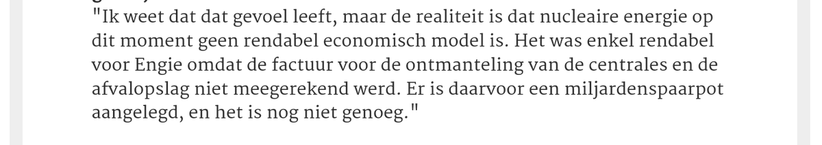 ManuelSintubin's tweet photo. Zeg #factcheckers, is de factuur voor ontmanteling en afvalopslag nog niet meegerekend? Vanwaar komt die miljardenspaarpot van #Synatom dan 🤷♂️ De covoorzitter van @groen lijkt zich hier zelf tegen te spreken, niet?
Trouwens, wie zegt dat die spaarpot niet voldoende gaat zjn ... https://t.co/AuOe0hjBAR
