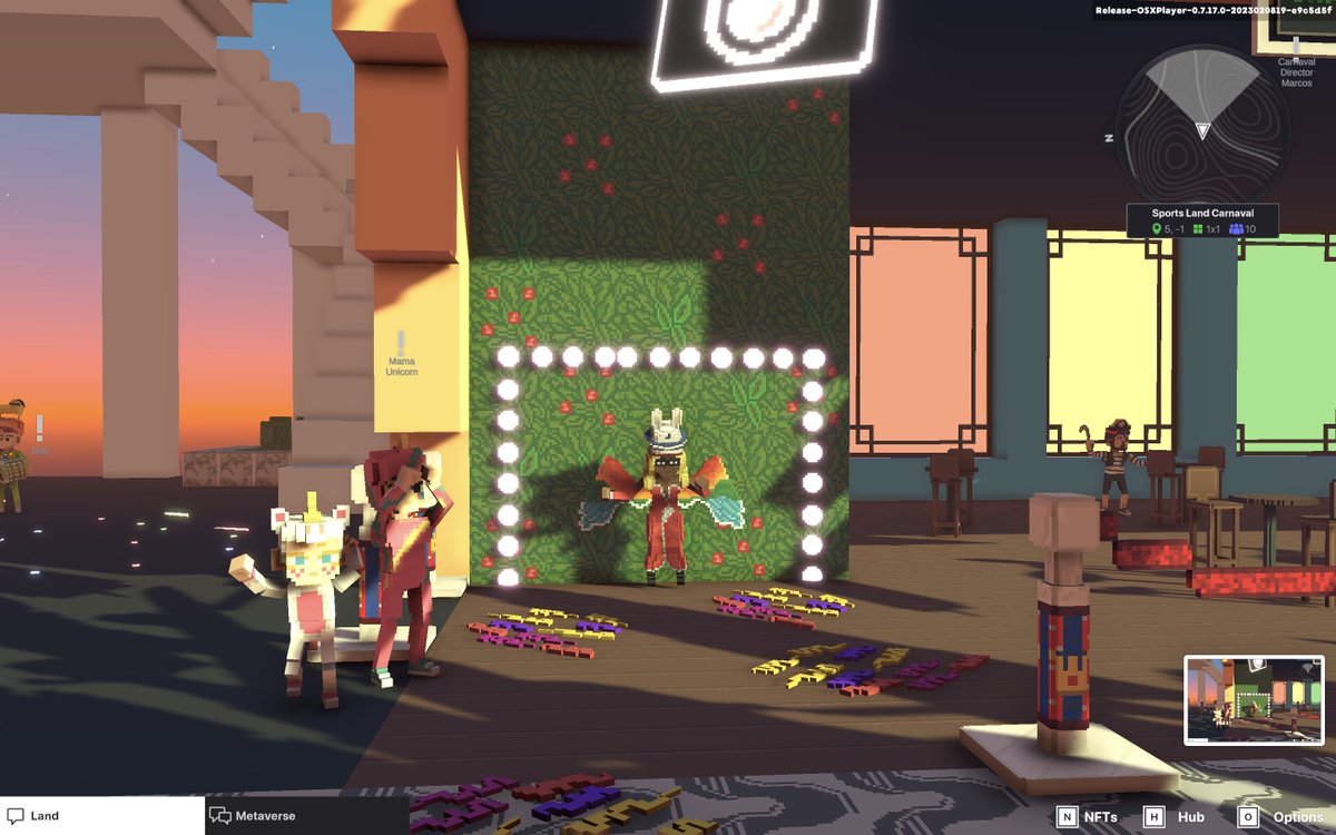 DrCrypto3's tweet photo. @TheSandboxGame @hermitcrabgame Celebrating the Carnival in the SportsLand experience by @hermitcrabgame ! 🥳 https://t.co/FPBBMrHsSm