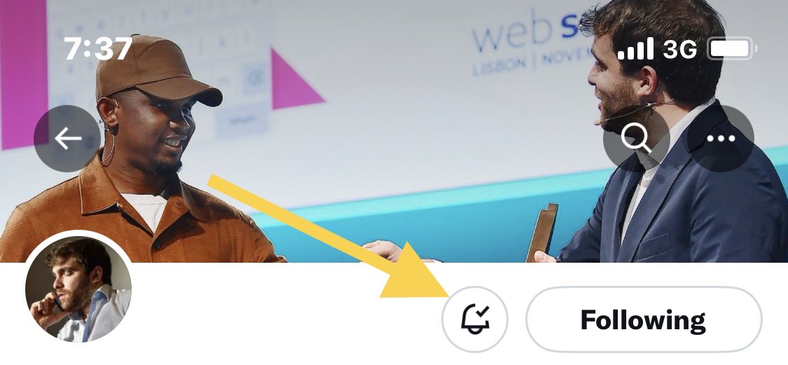 Joeclickk's tweet photo. Make sure you click on the notification bell to make sure that, you don’t miss any of my tweets today. You’ll be notified immediately whenever I tweet.

It should be like the image below 👇 https://t.co/x4YWEc8Tkv