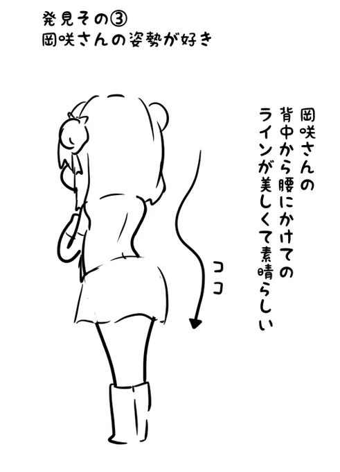 これ前にシャニのライブの時に描いたやつだけど岡咲さんの立ち姿良いよね……#祝アイマス単独東京ドーム 