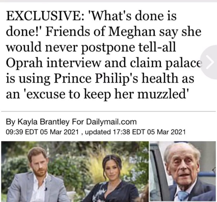 Queens_Avenger's tweet photo. @SouthPark They released the Oprah interview as Philip was on his deathbed, as his wife grieved. They caused a row with a man whose mother had died, literally within the same hour. They are monstrous yet preach compassion. Thank you for having the guts to expose them. https://t.co/oxTzt6fAZg