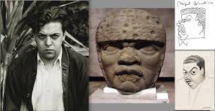 CryptoLoren's tweet photo. Miguel Covarrubias (22 Nov 1904-4 Feb 1957) was a Mexican painter, caricaturist, ethnologist, and art historian. Along with his colleague Matthew W. Stirling, he was the co-discoverer of the #Olmec civilization. #Cryptozoology w/ Ivan T. Sanderson. @CryptoLoren  @red_pill_junkie https://t.co/GcF6KGN3rr