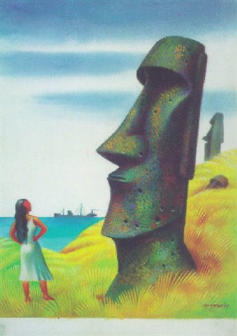 CryptoLoren's tweet photo. Miguel Covarrubias (22 Nov 1904-4 Feb 1957) was a Mexican painter, caricaturist, ethnologist, and art historian. Along with his colleague Matthew W. Stirling, he was the co-discoverer of the #Olmec civilization. #Cryptozoology w/ Ivan T. Sanderson. @CryptoLoren  @red_pill_junkie https://t.co/GcF6KGN3rr