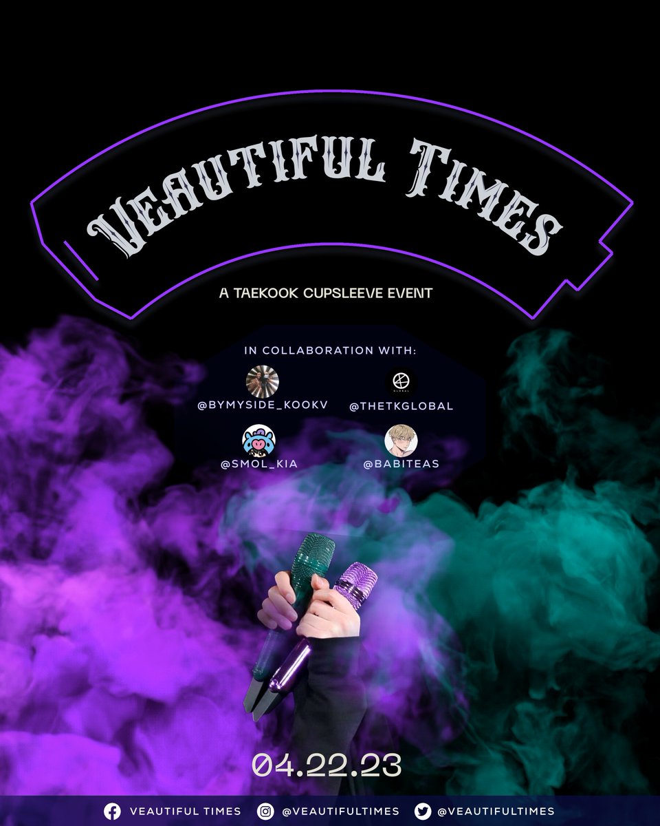 veautifultimes's tweet photo. Hey ARMYs! We are officially inviting you to a TAEKOOK Cupsleeve Event here in Metro Manila, in collaboration with @ByMySide_KookV, @smol_kia, @babiteas, @theTKGlobal and many more, to celebrate the love we have for the sweetest two shots in the universe! 🥰 https://t.co/sdVQJcGOym
