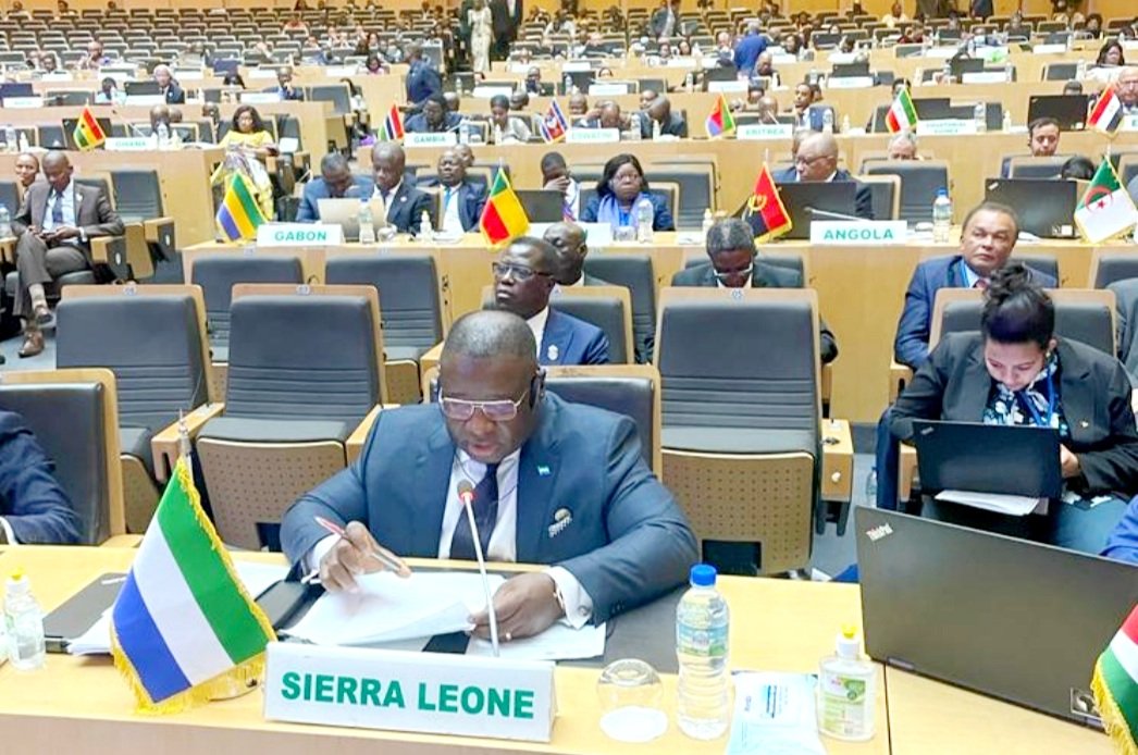 Today, <a href="/PresidentBio/">Barram</a> presented the APRM Report to colleague Heads of State at the 36th AU Summit in Addis Ababa in his capacity as the AU Chairperson of the African Peer Review Forum of Heads of State &amp; Government