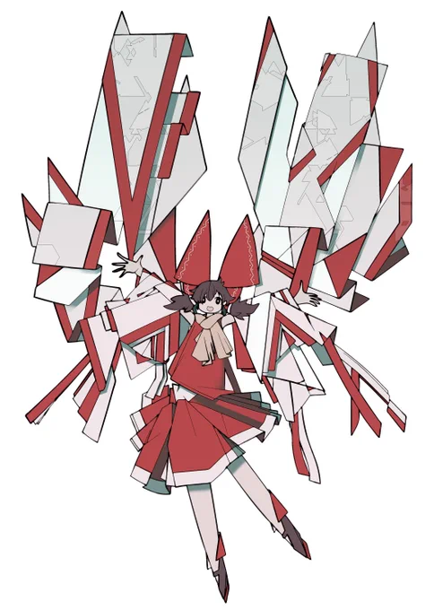 楽園の素敵な。#博麗霊夢 #hakurei_reimu #touhou 