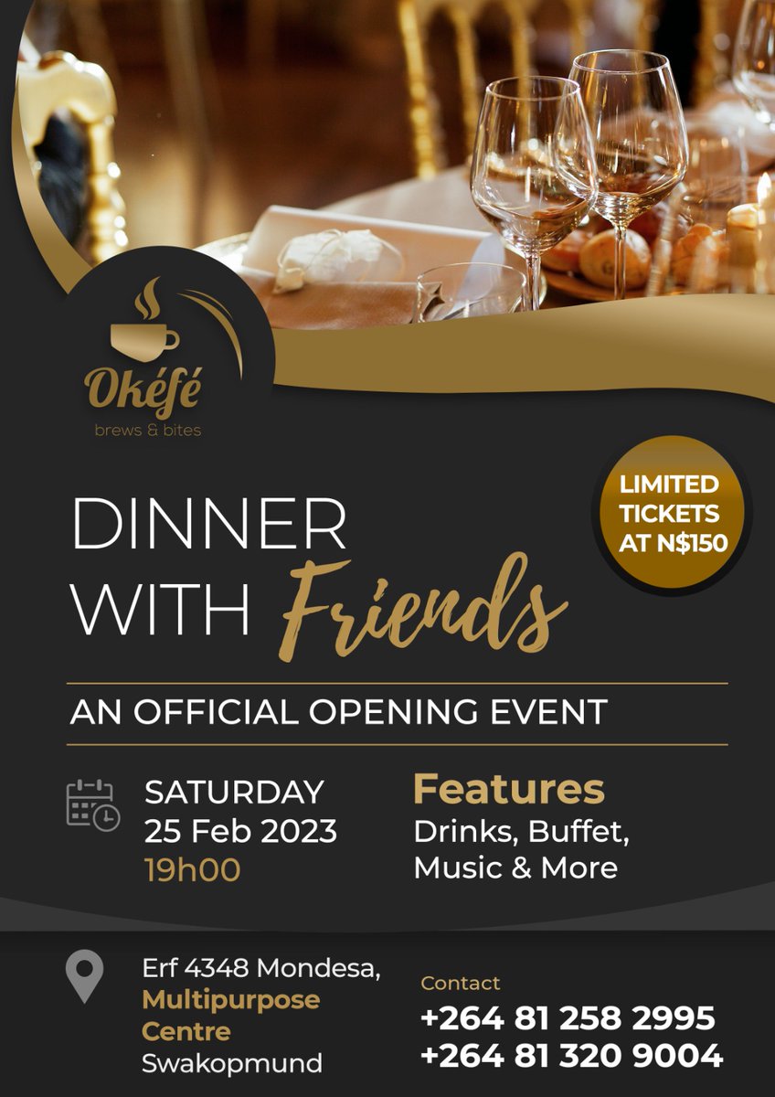 6 days to go #dinnerwithfriends #visitSwakop