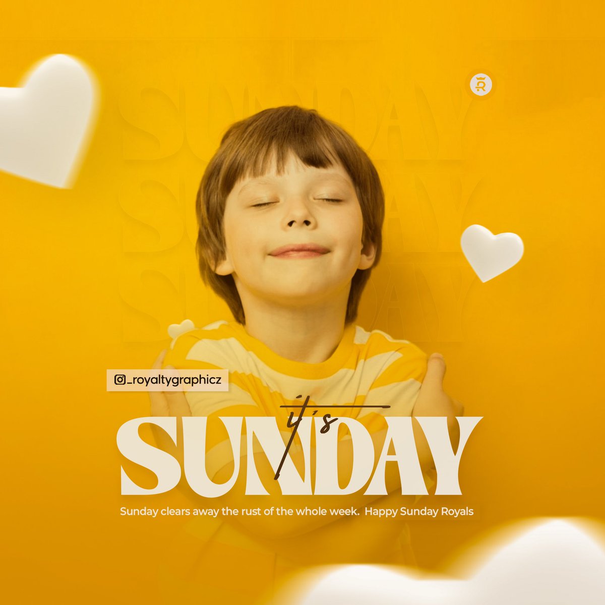 Sunday clears away the rust of the whole week. Happy Sunday Royals ⚜️☀️

#sundayfunday #sundayvibes #sundaymood #sundaystyle