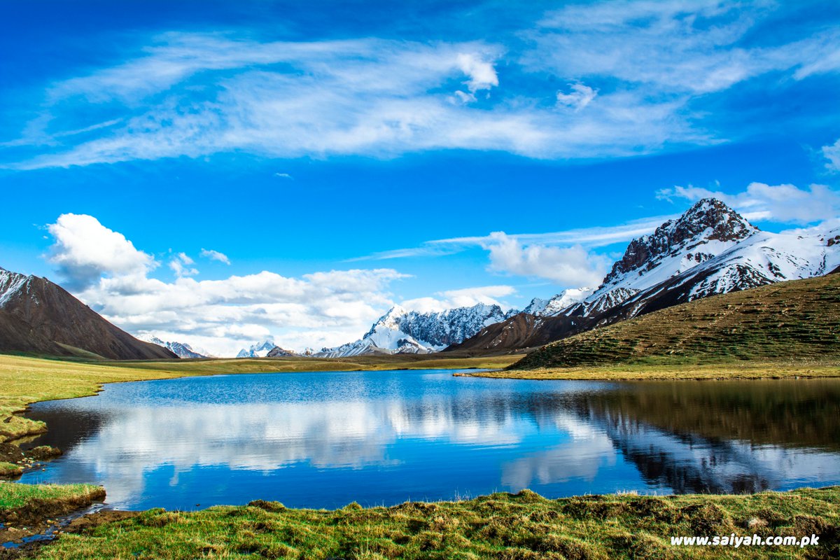 Where the sky meets the earth in perfect harmony 💕 Shimshal Pamir - Pakistan 🇵🇰 saiyah.com.pk