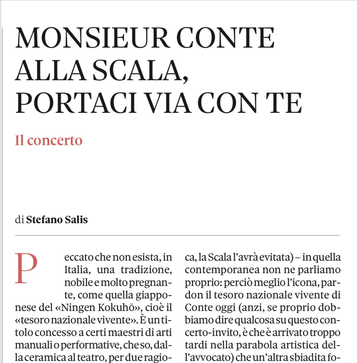 cristinastag's tweet photo. Oggi @sole24ore vale il pezzo di Stefano Salis, in difesa di #paoloconte 

#viavia https://t.co/7ysyxQ913x