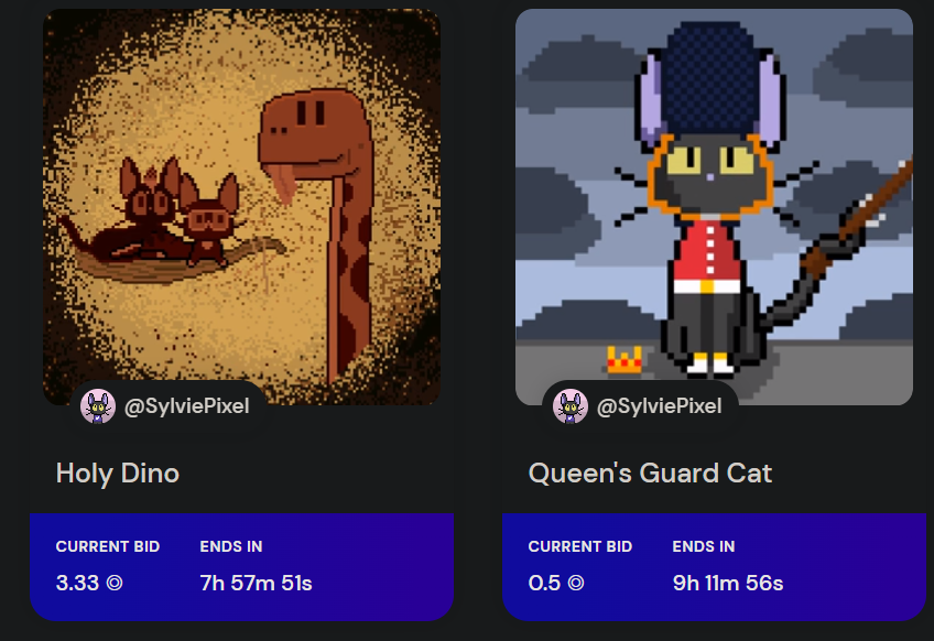 🔥😻AUCTIONS LIVE😻🔥

Goooood morning frendssss! What a great morning huh! 🔥😻 I got bids for my two avaliable works 🔥

Thank you so muchhh everybody for the huge support i'm so sooo happpyy rn! 😻🔥

Platform: <a href="/formfunction/">Formfunction</a>