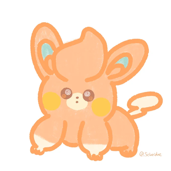 パモさん#ポケモンイラスト 