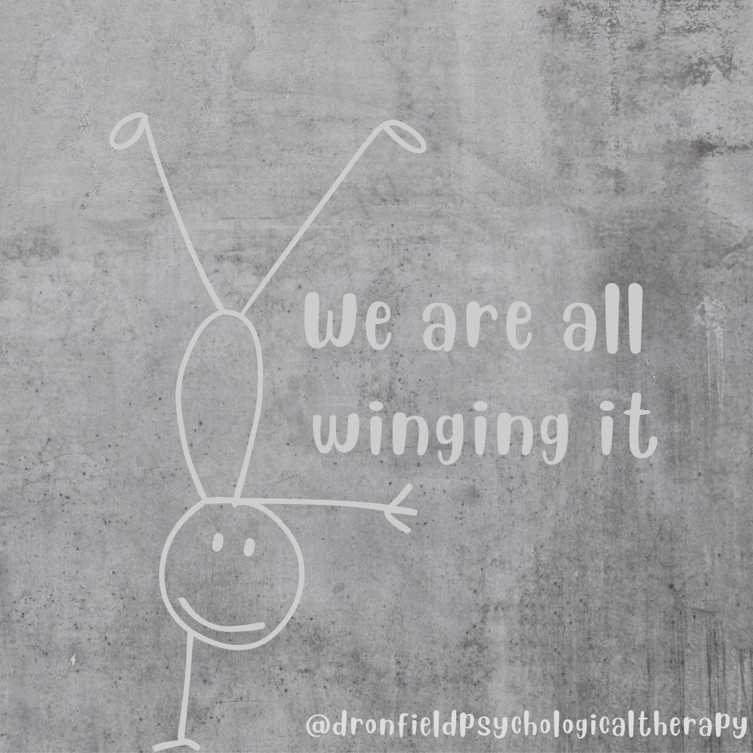 Hey! We are all winging it, some of us are just better than others at hiding it. 🤪#WeAllStruggleSometimes #WingingIt #PuttingOnAFront #anxiety #stress #depression #burnout #EveryoneStrugglesAtTimes #NormaliseMentalHealth #StopTheStigma #NoMoreStigma #MentalHealthStigma