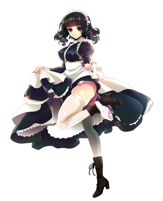 併用
#これを見た人はメイドをTLに放流しよう
#太ももは太いから太ももっていうんだよ 